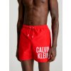 Koupací šortky, boardshorts Calvin Klein Underwear pánské plavky červené