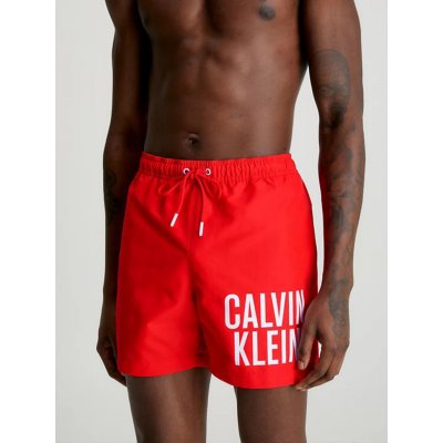 Calvin Klein Underwear pánské plavky červené – Zboží Mobilmania