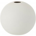 Bílá keramická kulatá váza Matt White S - Ø12*11,5 cm - J-Line by Jolipa – Hledejceny.cz