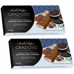 Maitre Truffout Grazioso Mléčná čokoláda s kousky sušenek 100 g – Zboží Dáma