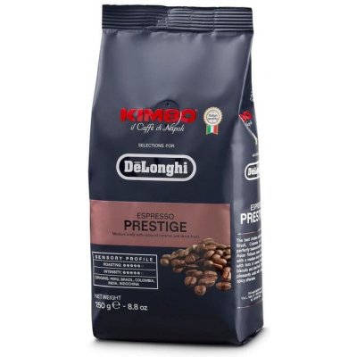 Delonghi káva Kimbo for Prestige 65 % Arabica 35 Robusta DLSC614 250 g – Zbozi.Blesk.cz