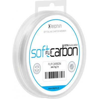 Delphin SOFT FLR CARBON 100% fluorocarbon 20m 0,261mm 4,84kg – Hledejceny.cz