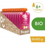 Beggs BIO Dětská rýže s jogurtem, banánem, mangem a malinami 12 x 120 g – Zboží Dáma
