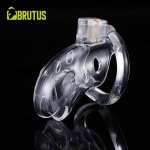 Brutus Shark Cage Chastity Cage Clear – Sleviste.cz