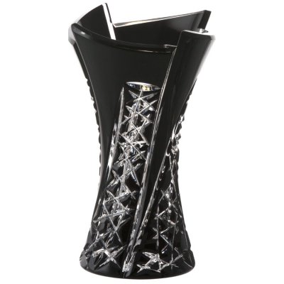 Bohemia Crystal Váza Fan černá 155mm – Hledejceny.cz