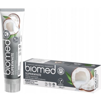 Biomed Superwhite Bělící pro citlivé zuby bez fluoru 100 g – Hledejceny.cz