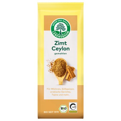 Lebensbaum Skořice Cejlonská mletá bez lepku BIO 50 g – Sleviste.cz