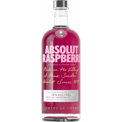 Absolut Raspberri 38% 1 l (holá láhev) – Zbozi.Blesk.cz