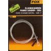 Rybářské lanko Fox Edges Fluorocarbon Fused Leader 30lb Kwik Change Swivel vel.10 75cm