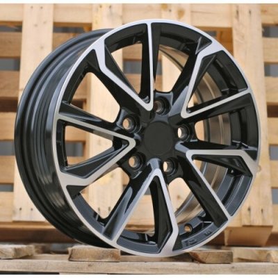 Racing Line I5340 6x15 5x114.3 ET40 black polished – Hledejceny.cz