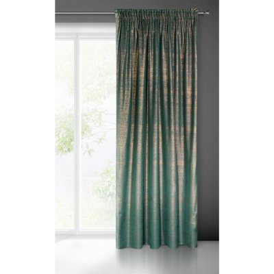 HOTOVÝ ZÁVĚS AMBI NA PÁSCE 140X270 CM TMAVĚ TYRKYSOVÁ – Hledejceny.cz