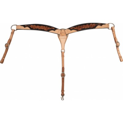 Pool's Poprsník westernový Dark Floral black/natural – Zboží Dáma