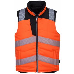 Portwest HI-VIS PW374 Oboustranná reflexní vesta HV oranžová/černá