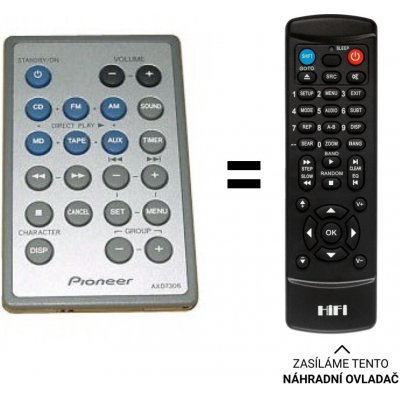 Dálkový ovladač Predátor Pioneer AXD7306 – Zboží Živě