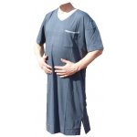 Xcena pánská noční košile kr.rukáv tm.šedá – Zboží Mobilmania