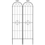 Kovová pergola Vevor s mřížkou, 220 cm – Hledejceny.cz
