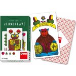 Dino jednohlavé hrací karty Mariáš 32 ks