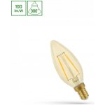 Spectrum LED filament žárovka C35 E14 4.9W 490 lm 2400K retroshine – Hledejceny.cz