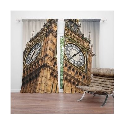Sablio Závěs Clock tower: 2ks 140x250cm – Hledejceny.cz