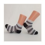 KUBÍK Nízké ponožky z bambusové viskózy Šedá – Zboží Mobilmania