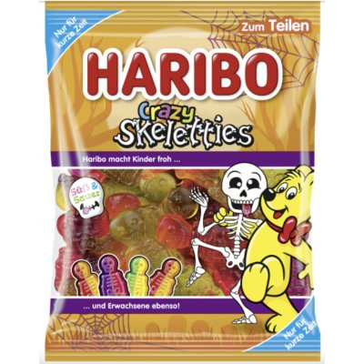 Haribo Crazy Skeletties 160 g – Hledejceny.cz