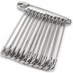 Spínací špendlíky délka 50 mm Varianta: nikl, Balení: 1 svaz. – Zboží Dáma