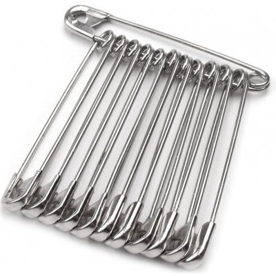 Spínací špendlíky délka 50 mm Varianta: nikl, Balení: 1 svaz. – Zboží Dáma