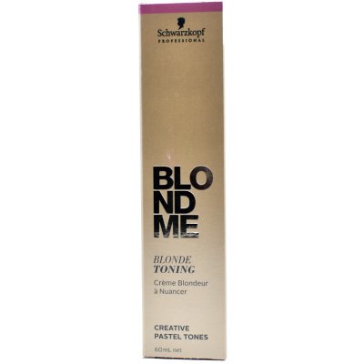 Schwarzkopf Professional BlondMe Bond Enforcing Blonde Toning Creative Pastel Tones tónovací barvy pro pastelové blond odstíny Steel Blue 60 ml