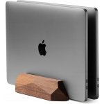 OAKYWOOD Dvojitý Dřevěný Vertikální Stojan Stolík na Notebook Ořech – Zboží Mobilmania