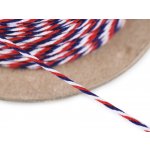 Kroucená šňůra trikolora 1,4 mm - 1m – Sleviste.cz