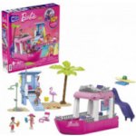 MEGA BLOKS Mega Construx Barbie Set Malibu Loď snů – Zboží Dáma