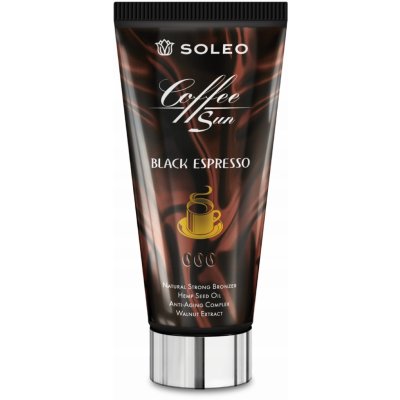 Soleo Coffee Sun Black Espresso krém do solária 150 ml – Zboží Dáma