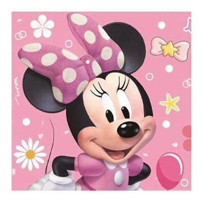 Cakesicq papírové ubrousky Minnie 33x33cm 10ks – Sleviste.cz