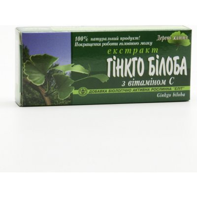 Elit Pharm Extrakt Ginkgo biloba s Vitamínem C a rutinem 40 tablet