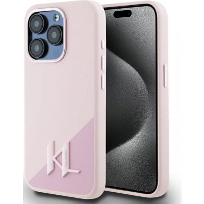 Karl Lagerfeld Silikonové pouzdro Shadow Metal Initial MagSafe pro iPhone 15 Pro Max růžové (KLHMP15XSCMKMPCP) – Hledejceny.cz