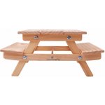 Bigjigs Toys Drevená pikniková lavička pre bábiky – Zboží Dáma