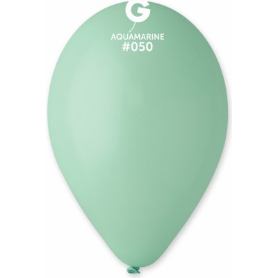 Gemar #050 Balónek 26 cm 10" akvamarínový – Zboží Dáma