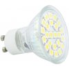 Žárovka Emos LED žárovka dichroická 24x LED SMD 5050, 4W GU10, Teplá bílá , 310 cd