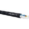 síťový kabel Solarix 70299128 Zafukovací Micro 12vl 9/125 HDPE Fca, černý