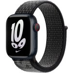 Apple Watch 41mm černo-sněhobílý provlékací sportovní řemínek Nike MPHW3ZM/A – Zboží Mobilmania