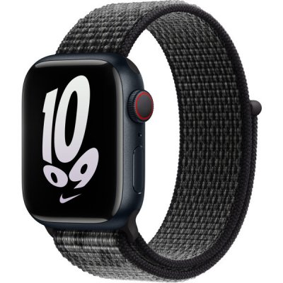 Apple Watch 41mm černo-sněhobílý provlékací sportovní řemínek Nike MPHW3ZM/A – Zbozi.Blesk.cz