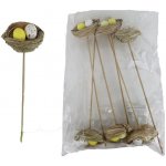 Zápich hnízdo s vajíčky, 6 ks X6913 – Zbozi.Blesk.cz