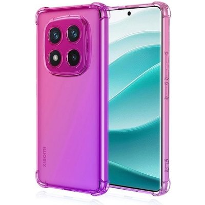 TopQ Kryt Xiaomi Redmi Note 14 Pro+ 5G Shock duhový růžovo-fialový 136941 9784202127512 – Sleviste.cz