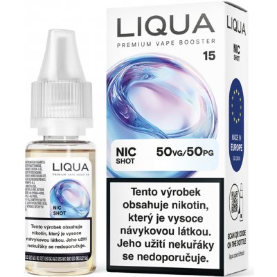 Booster Liqua Nic Shot 50VG/50PG 10 ml 15 mg – Zboží Mobilmania