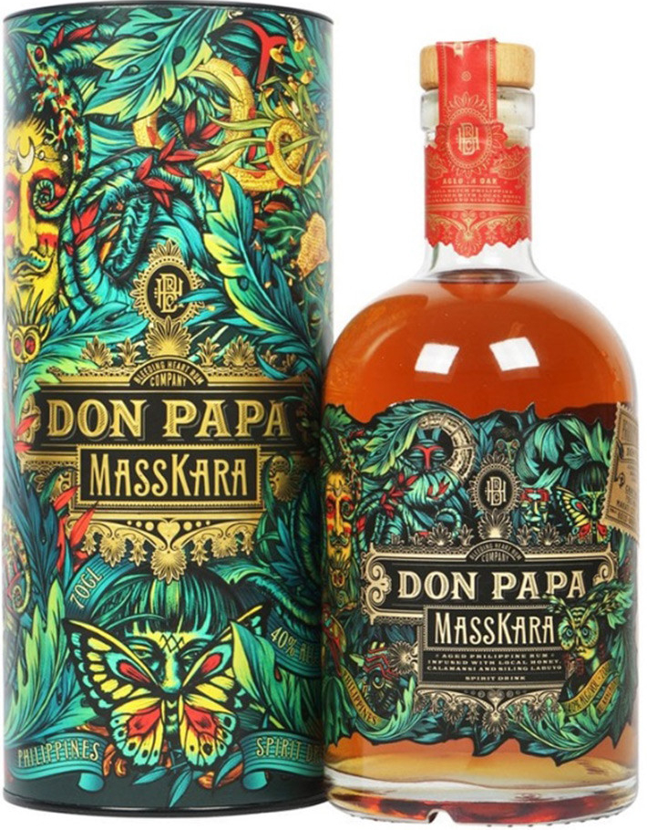 Don Papa Masskara France Limited 40% 0,7 l (holá láhev)