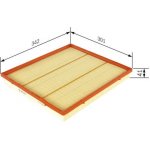 Vzduchový filtr BOSCH F 026 400 373 – Hledejceny.cz