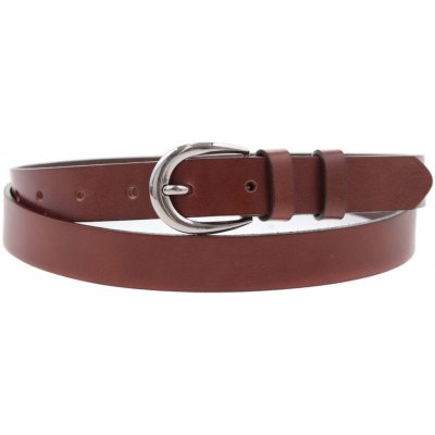 Špongr dámsky kožený opasek 2526 koňakově hnědý – Zboží Dáma