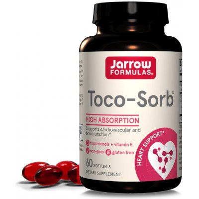 Jarrow Formulas Toco-Sorb 60 softgel kapslí – Hledejceny.cz