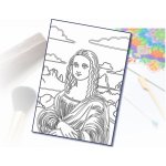 Radost v písku Šablona na pískování Mona Lisa A3 – Hledejceny.cz