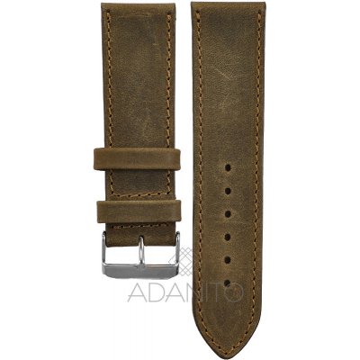 Adanito Prodloužený kožený řemínek 103AL03W hnědý – Sleviste.cz